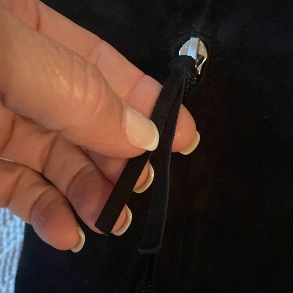 Ann Taylor Loft Black Over the Knee SUEDE Boots, Size 8.5 - Picture 9 of 16